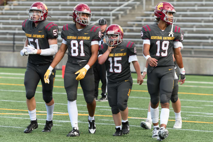 Central Catholic Oregon vs Bellevue Washington football September 2 2023 Ken Waz 94